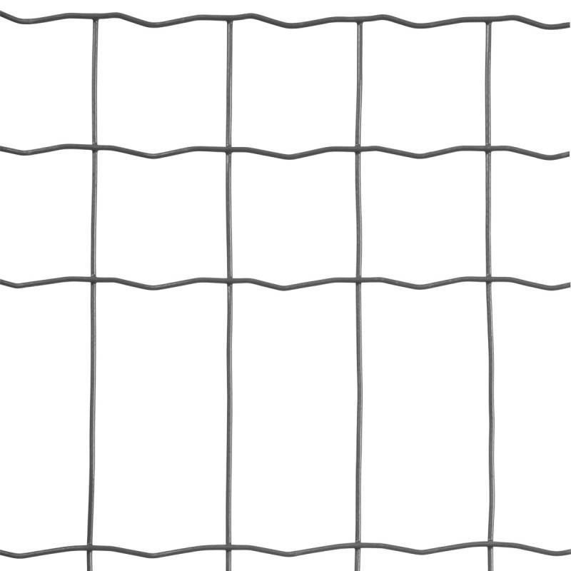 Grillage soudé en rouleau H1m00 x L25m fil 2.5mm maille 100x50 mm Gris anthracite - Easy Clôture - Imagen 4