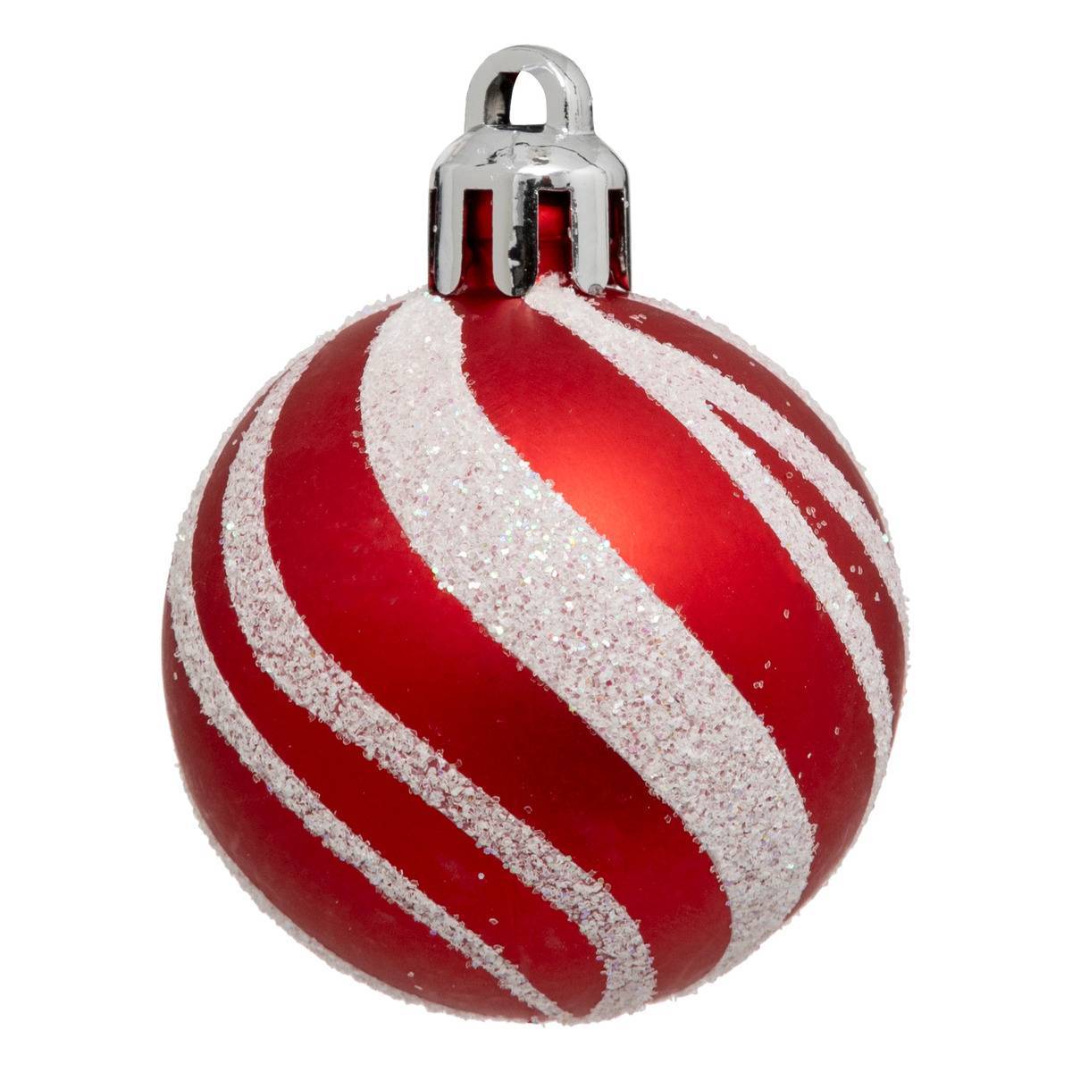 Fééric Lights & Christmas - Boule de Noël Rouge Blanc - Feeric Lights & Christmas - Imagen 2