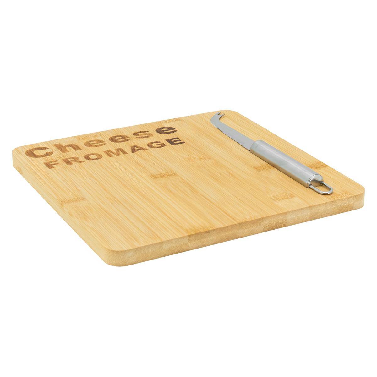 Aubry Gaspard - Plateau de fromage en bambou avec couteau - Imagen 1