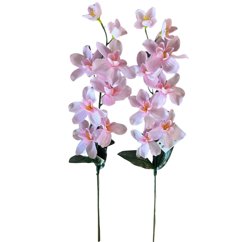 Orchidée Artificielle Rouge - Image 2