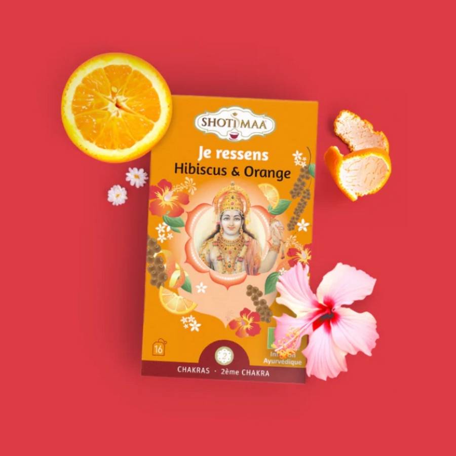 Tisane Bio Je Ressens Gamme Chakra - Saveurs épicées et acidulées - Éveille les sens - créativité, imagination, passion - Image 3