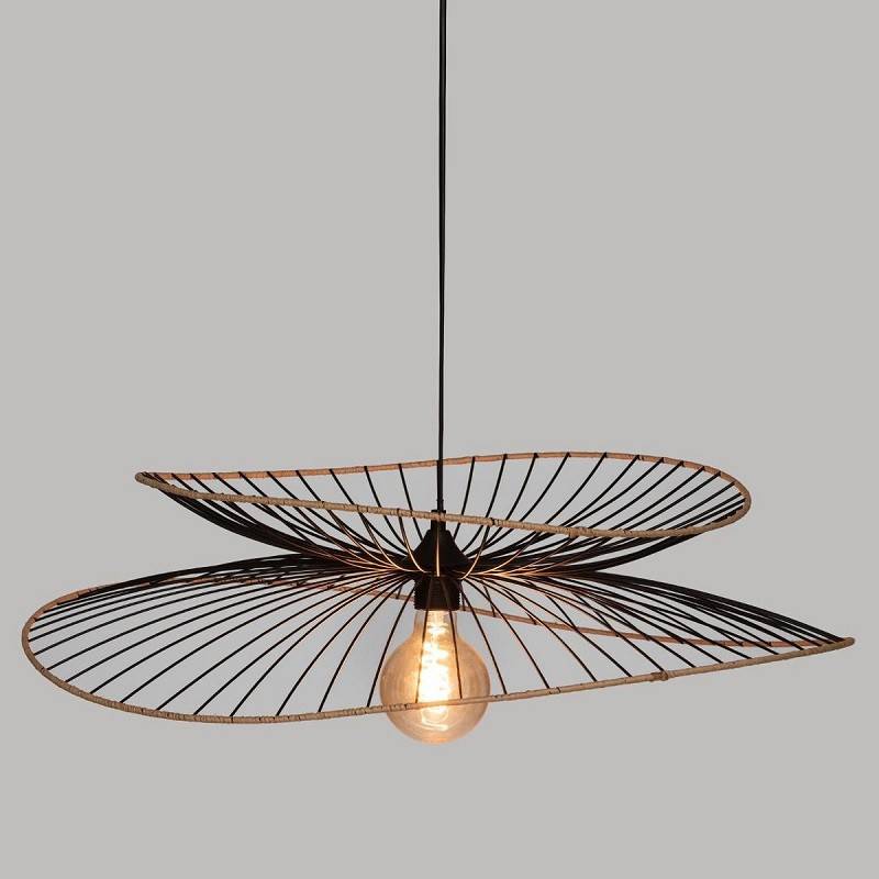 Suspension métal et rotin Alara D69 Atmosphera - Image 6