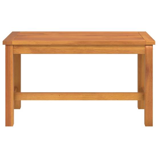 Helloshop26 - Banc de jardin meuble de patio d'extérieur terrasse 80 x 35 x 45 cm bois massif d'acacia - Imagen 2