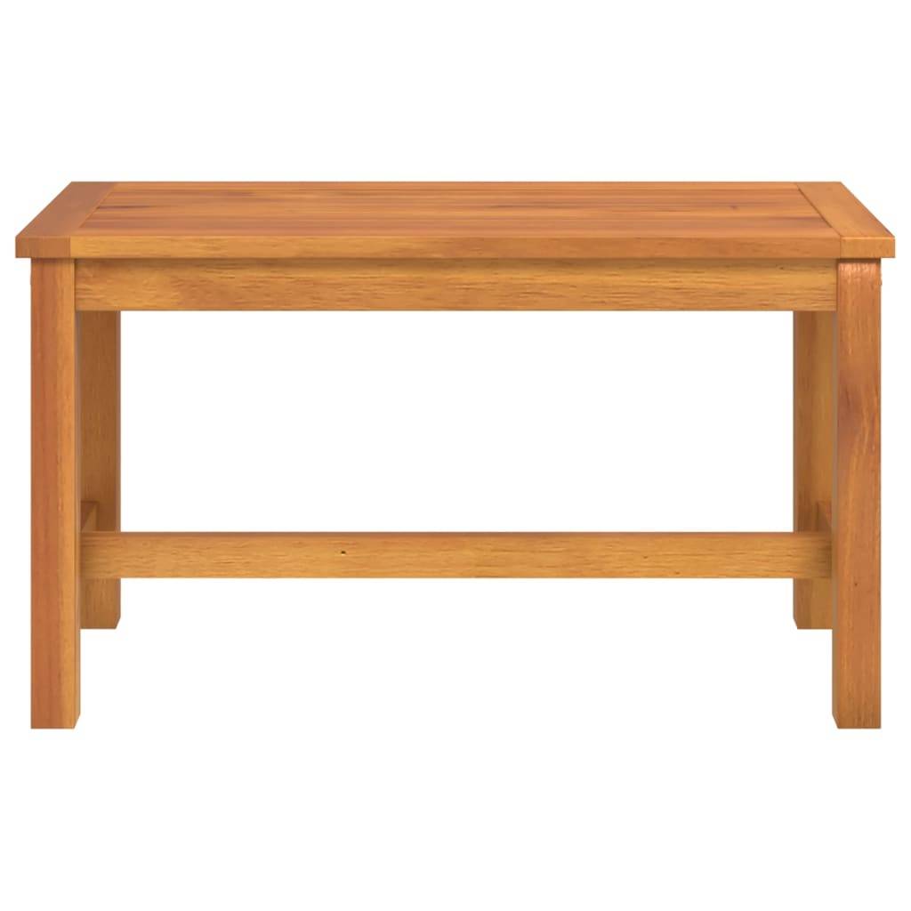 Helloshop26 - Banc de jardin meuble de patio d'extérieur terrasse 80 x 35 x 45 cm bois massif d'acacia - Imagen 2