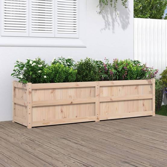 Maison Chic - Jardinière - Bac à fleurs - Pot de fleurs 180x50x50 cm bois de pin massif - Meuble Pro - Imagen 2