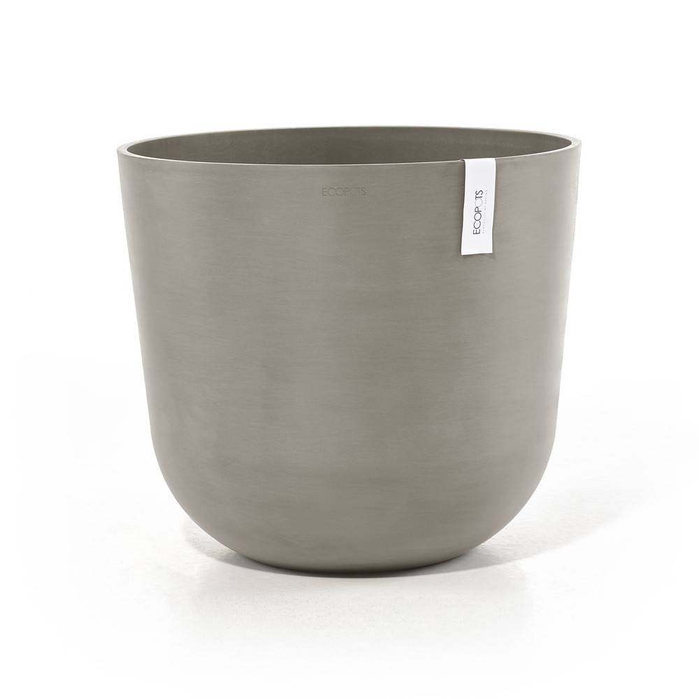 Ecopots - Pot Rond Oslo 55 Taupe - Ø 55 x H. 47,9 cm - 85,6 L ECOPOTS - Imagen 1