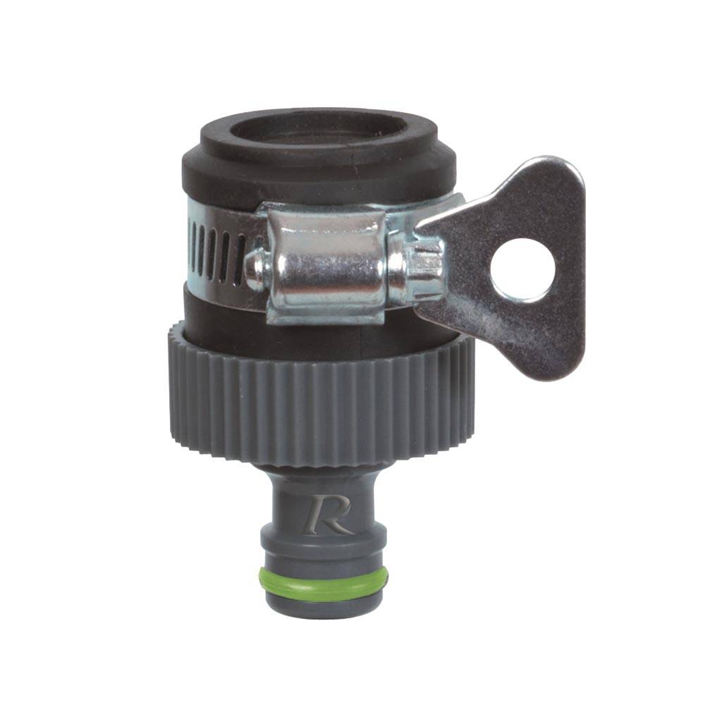 Ribimex - Nez de robinet pour robinet à bec lisse avec collier clé papillon - Image 1