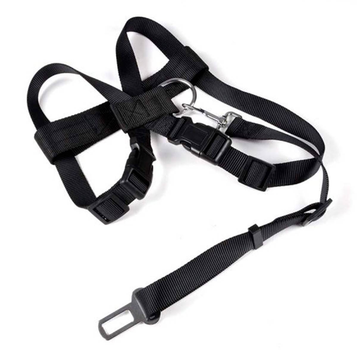 Harnais de Sécurité pour Animaux "Voiture" 50cm Noir - Image 1