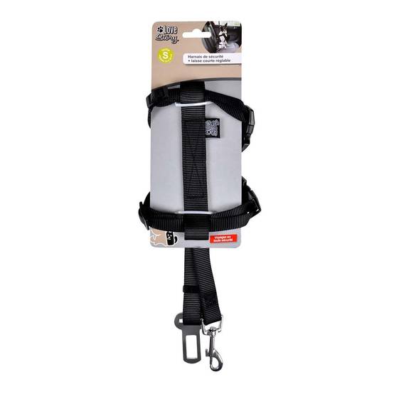 Harnais de Sécurité pour Animaux "Voiture" 50cm Noir - Image 2