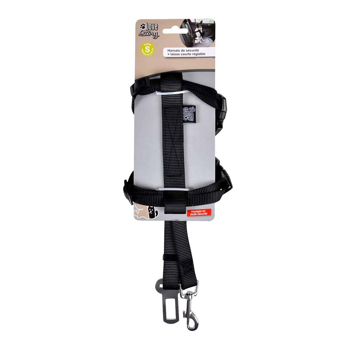 Harnais de Sécurité pour Animaux "Voiture" 50cm Noir - Image 2