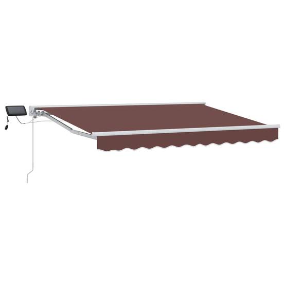 Store manuel avec LED Marron 3 x 2 m - PANGIVO - Image 1