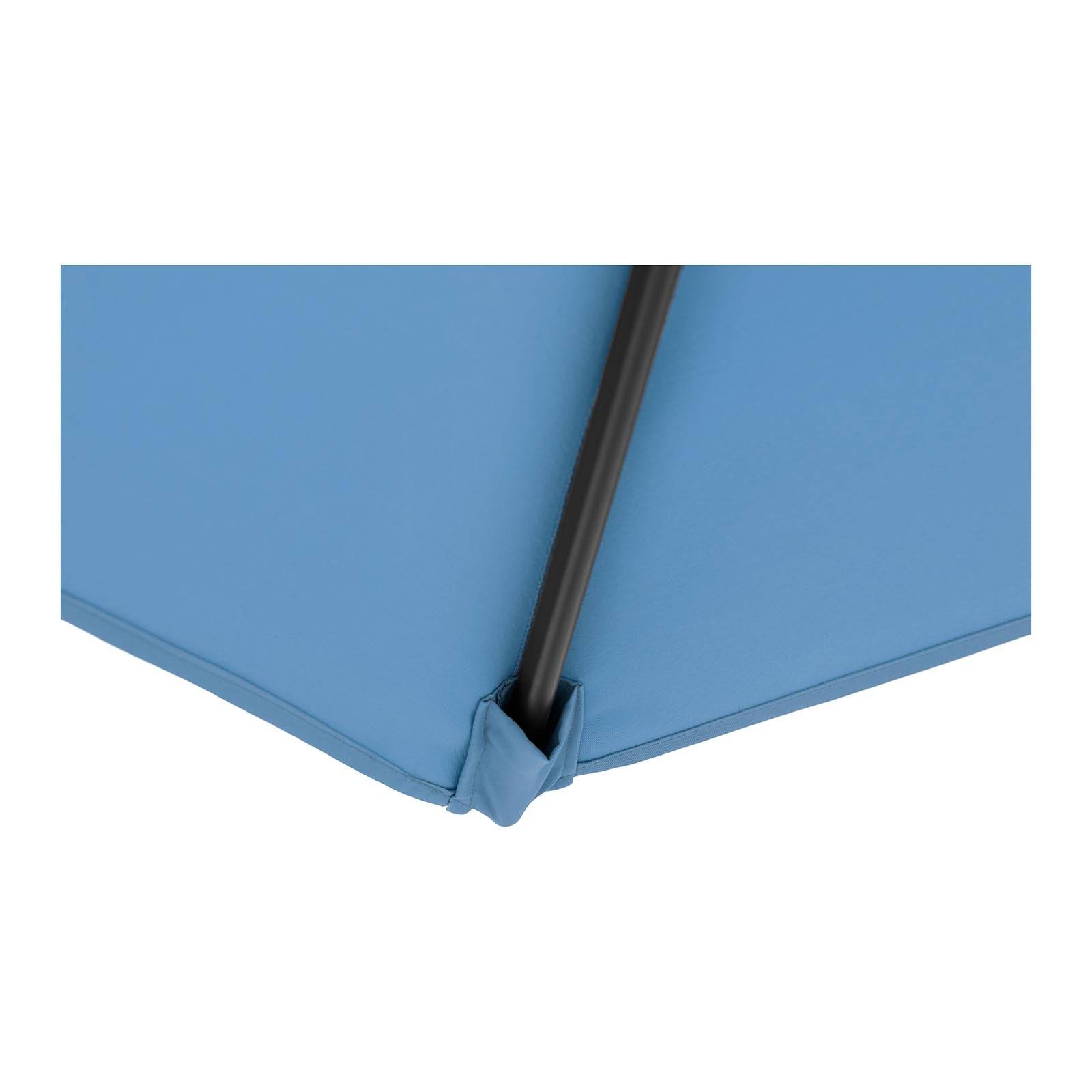 Helloshop26 - Parasol déporté rond diamètre 300 cm inclinable bleu - Imagen 6