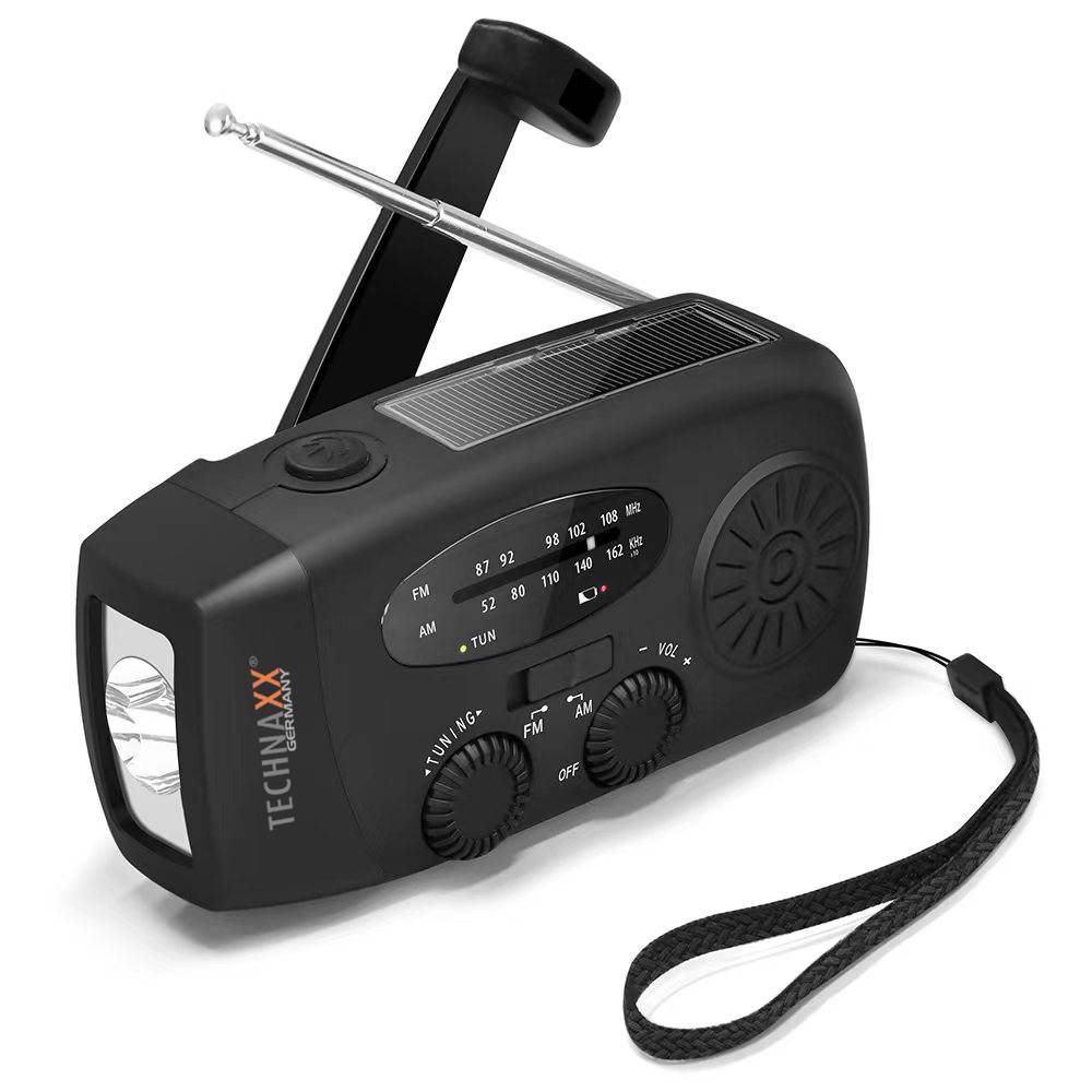 TECHNAXX - RADIO ET LAMPE SOLAIRE + MANIVELLE - Image 2
