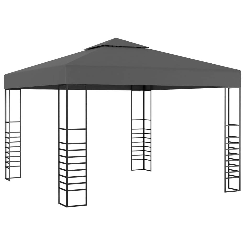Tonnelle de jardin - Tente de réception - Barnum 3 x 3 m Anthracite - MEUBLE PRO - Image 2