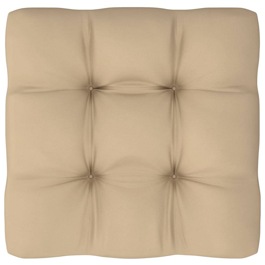 Pouf palette de jardin - canapé d'extérieur - Mobilier palette Bois de pin imprégné de gris - Image 6