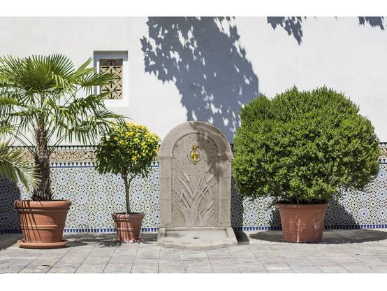 Fontaine "roseau" - En Pierre Reconstituée - 62 X 42 X 93 Cm -habitat Et Jardin - Image 2