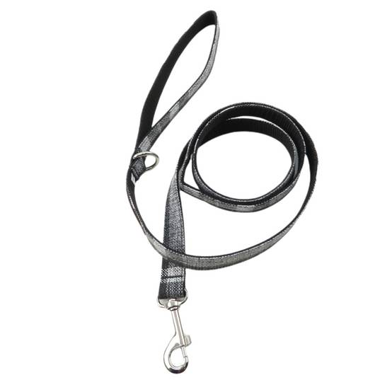 Laisse London grise, 1,4 mètres x 20 mm, pour chien - Image 4