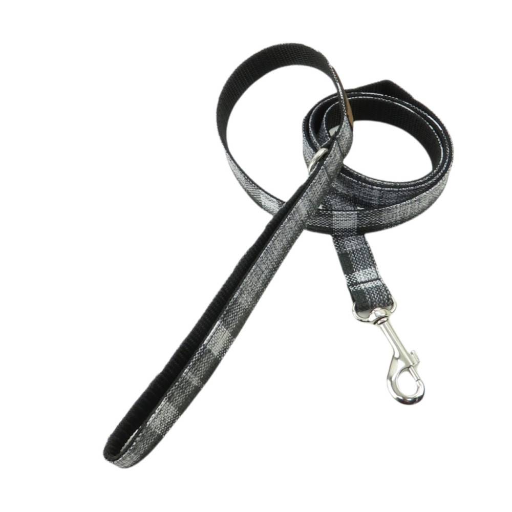 Laisse London grise, 1,4 mètres x 20 mm, pour chien - Image 1