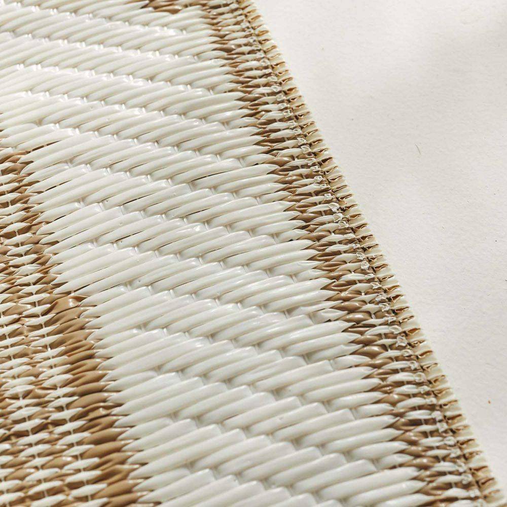 Jardindeco - Tapis extérieur en polypropylène Spargi 1741 beige 120 x 160 cm - Imagen 4