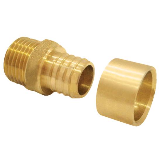 Boutte - Raccord PER à glissement 16 mm - Boutté - Mâle 20x27 mm