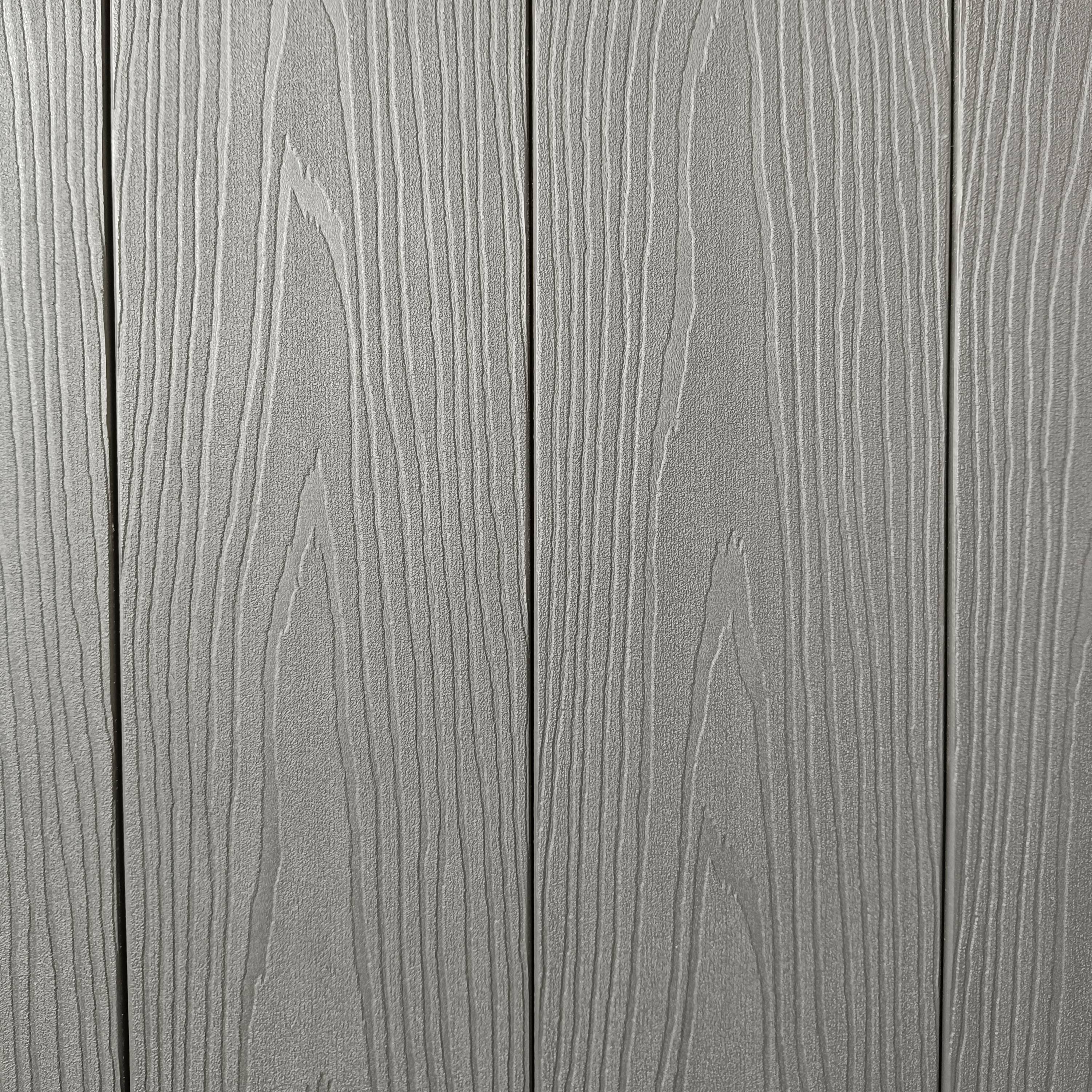 Abri de Jardin Bois Composite 4m2 Gris 237x223x227cm EVORA - Cabane a Outils - Local a Vélo - Image 10