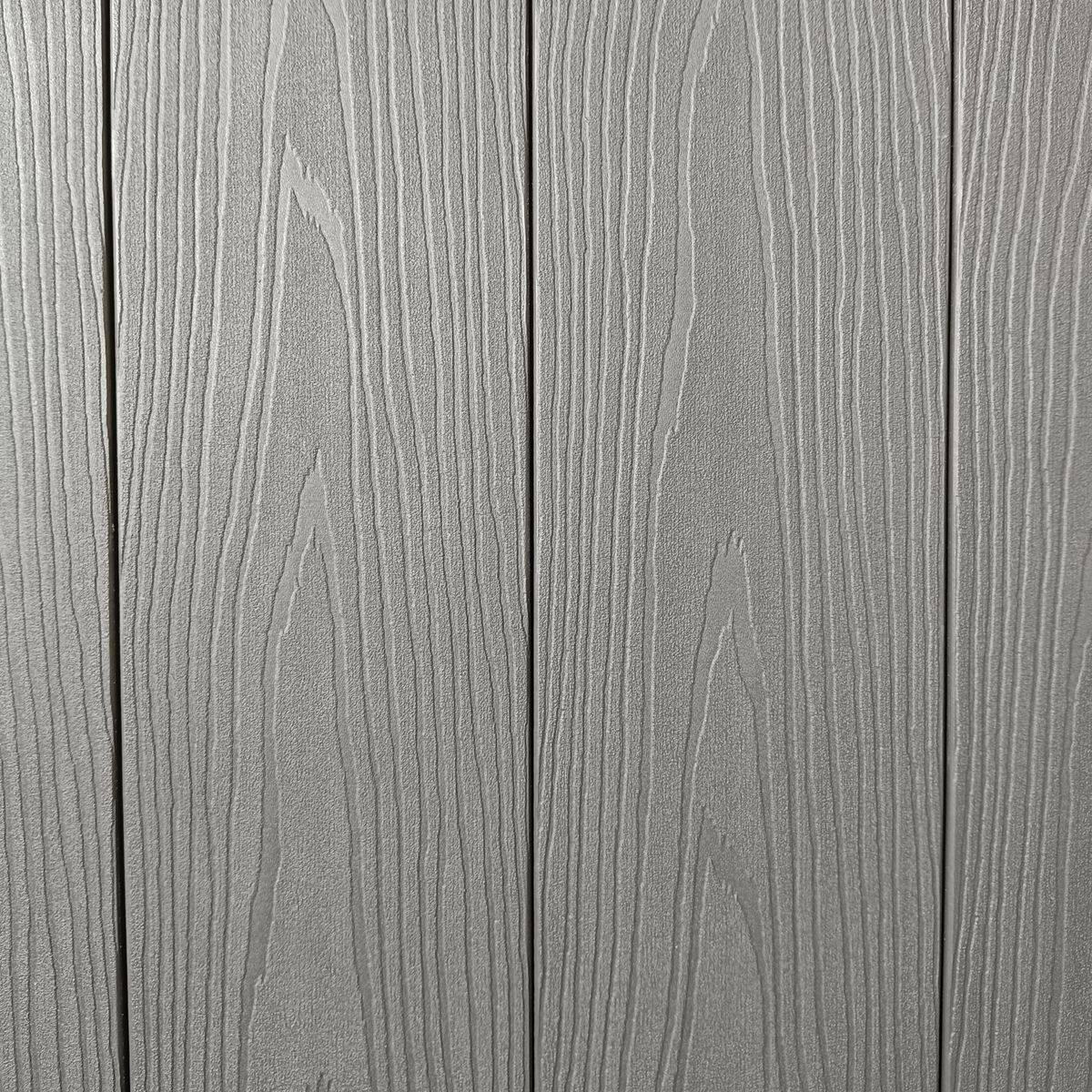 Direct Abris - Abri de Jardin Bois Composite 4m2 Gris 237x223x227cm EVORA - Cabane a Outils - Local a Vélo - Image 10