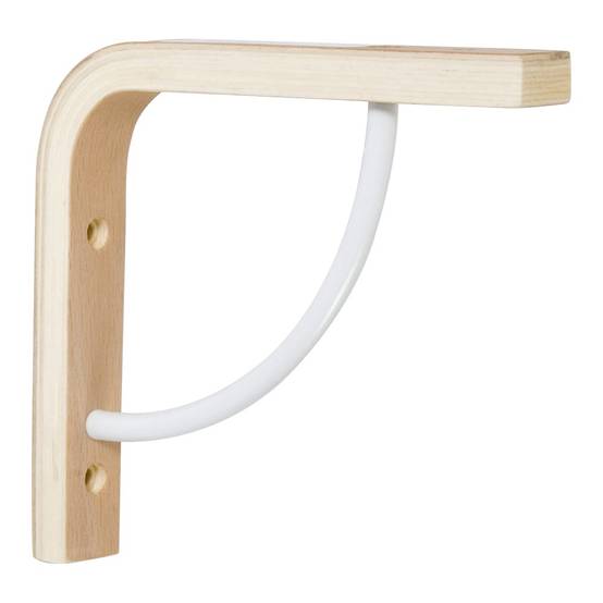 Centrale Brico - Equerre Multi + bois brut naturel, H.13 x P.15 cm - Image 1