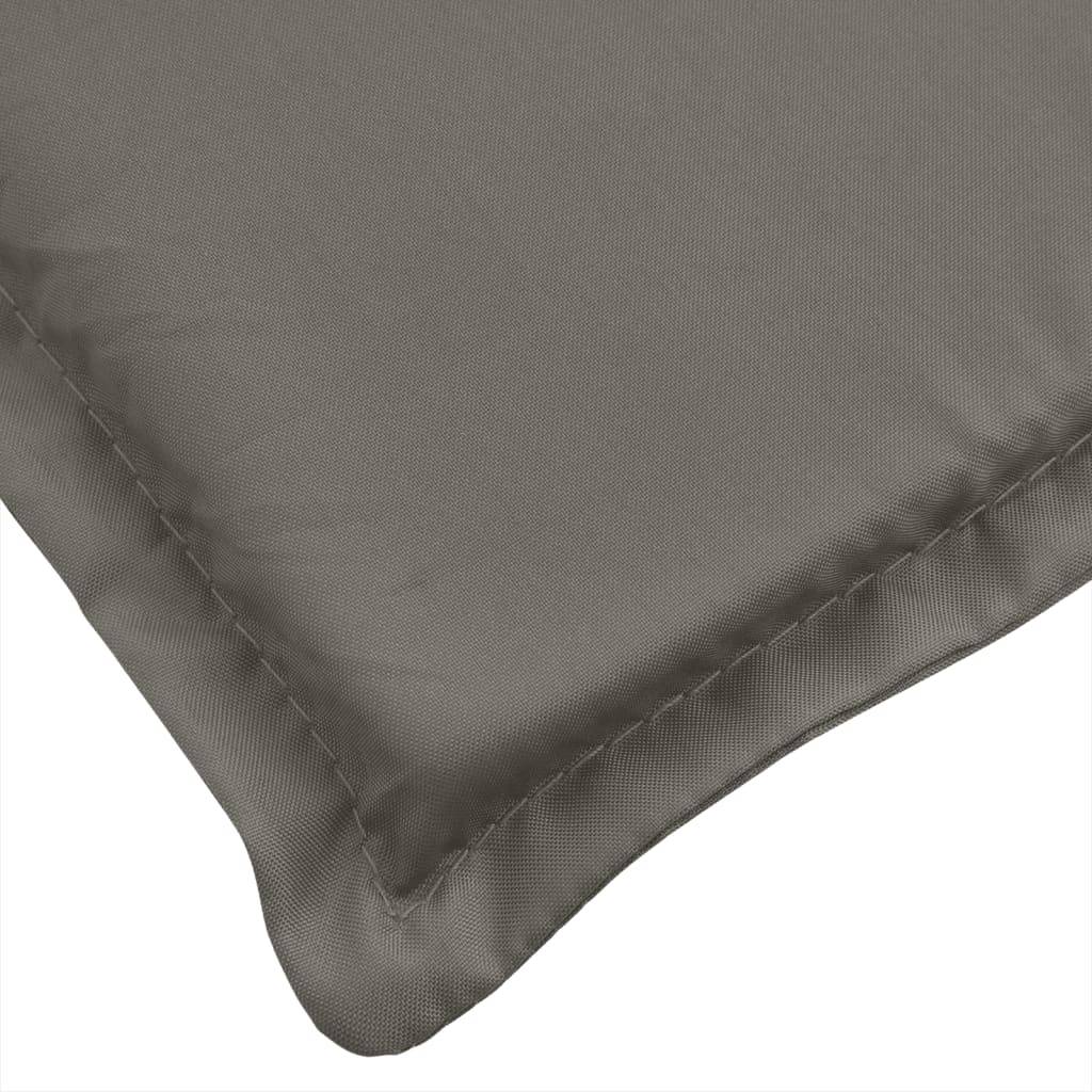 ComfortXL - Lot de 4 Coussins Dossier Bas Polyester Anti-glisse pour Chaise de Jardin Gris Foncé Mélangé 100x50cm – ComfortXL Outdoor Living - Image 9