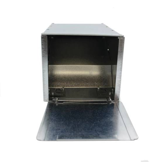 Autre - Mangeoire trémie acier galva 1 compartiment à l'unité 25x12x11 cm - Image 7