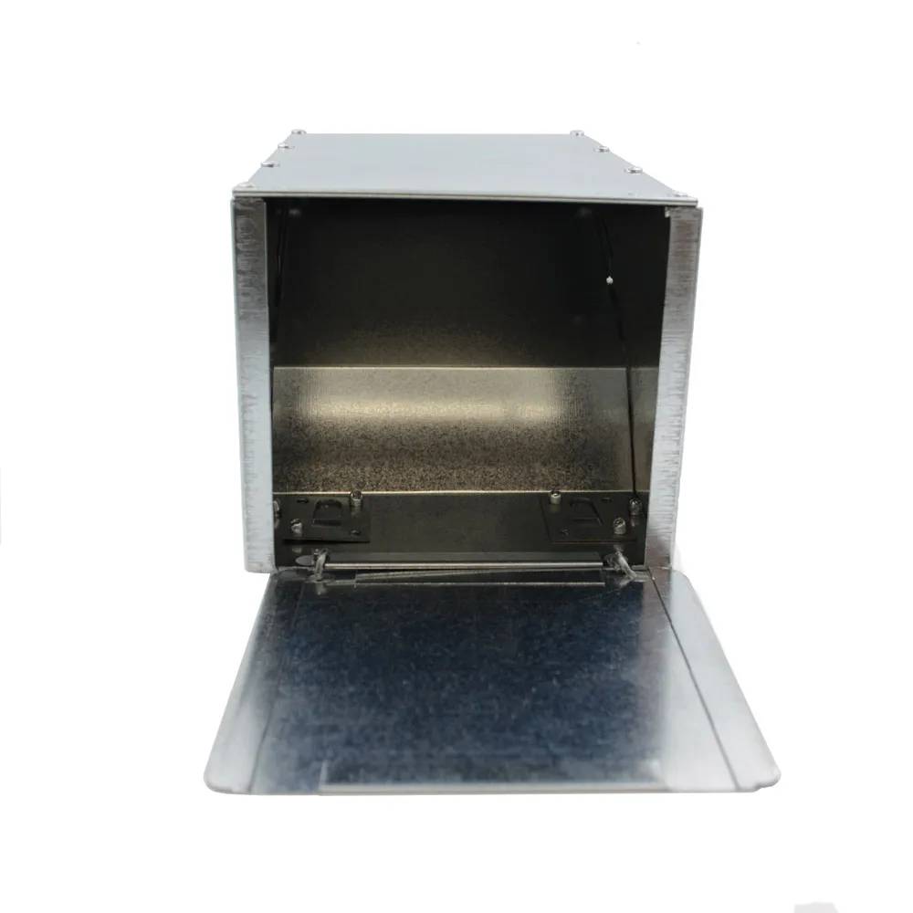 Autre - Mangeoire trémie acier galva 1 compartiment à l'unité 25x12x11 cm - Image 7