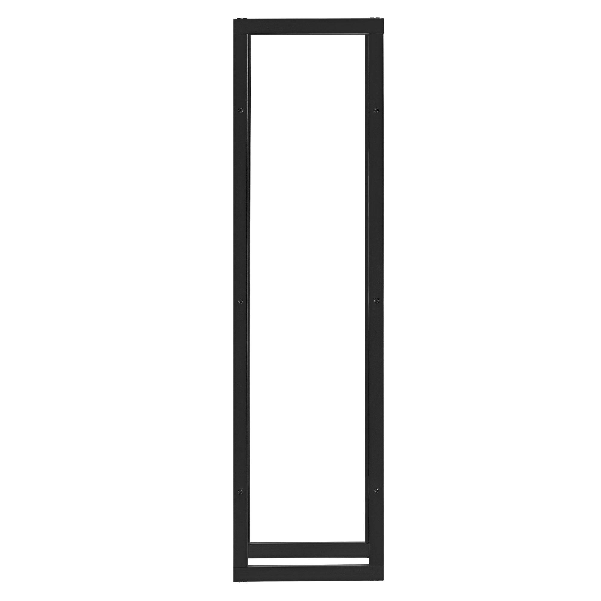 Helloshop26 - Porte-bûches robuste range-bûches solide support pour bois de chauffage rangement efficace pour intérieur extérieur acier laqué 40 x 150 x 25 cm noir - Imagen 2