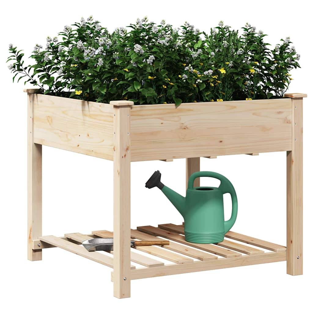 ComfortXL - Carré potager en bois de sapin avec étagère de rangement pour jardin 90cm – ComfortXL Outdoor Living - Image 3