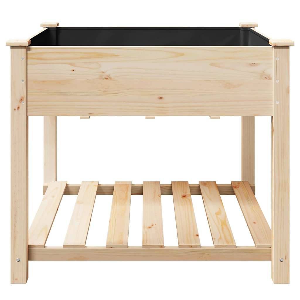 ComfortXL - Carré potager en bois de sapin avec étagère de rangement pour jardin 90cm – ComfortXL Outdoor Living - Image 5