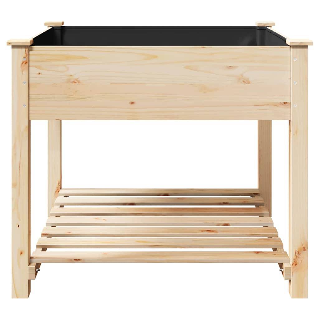 ComfortXL - Carré potager en bois de sapin avec étagère de rangement pour jardin 90cm – ComfortXL Outdoor Living - Image 6