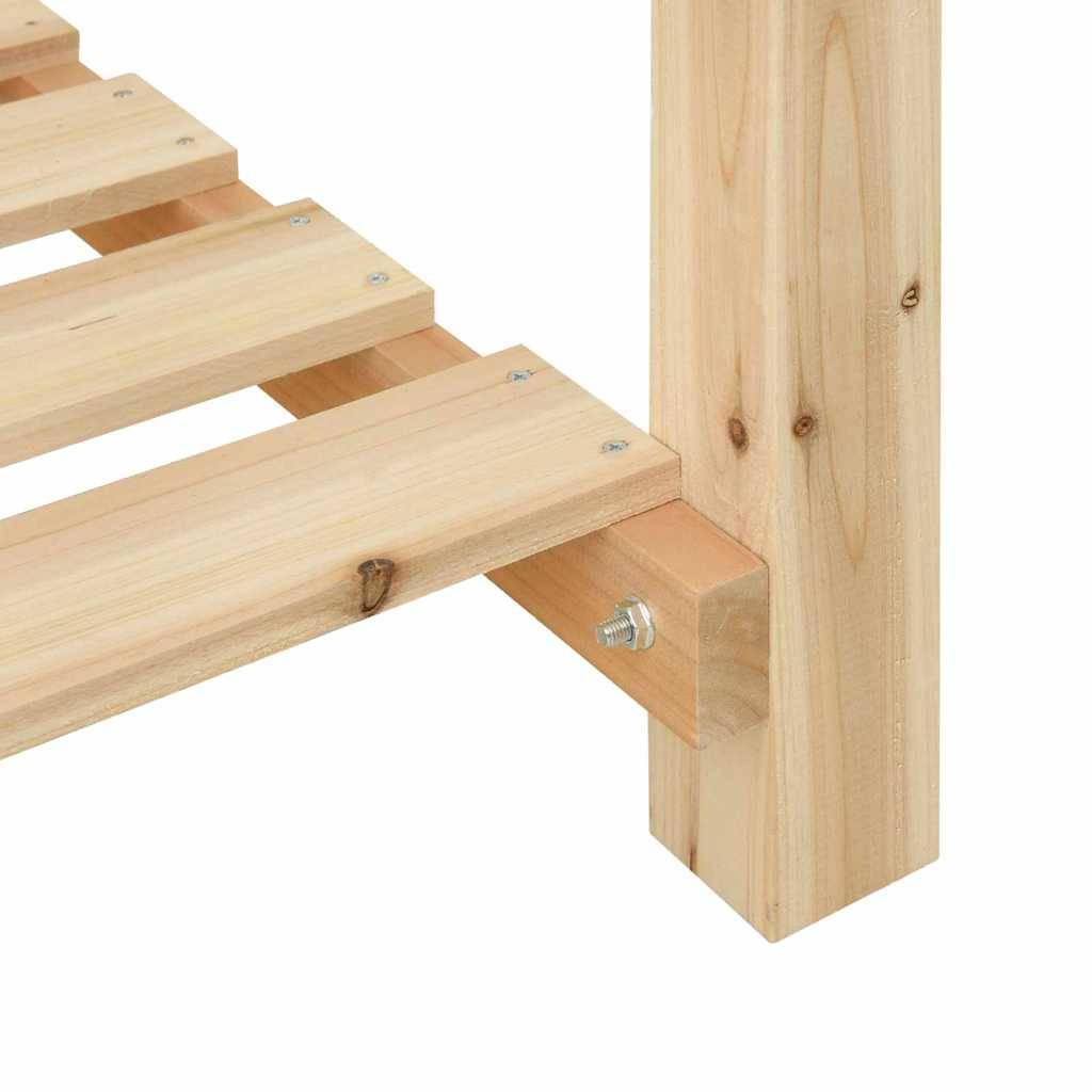 ComfortXL - Carré potager en bois de sapin avec étagère de rangement pour jardin 90cm – ComfortXL Outdoor Living - Image 9