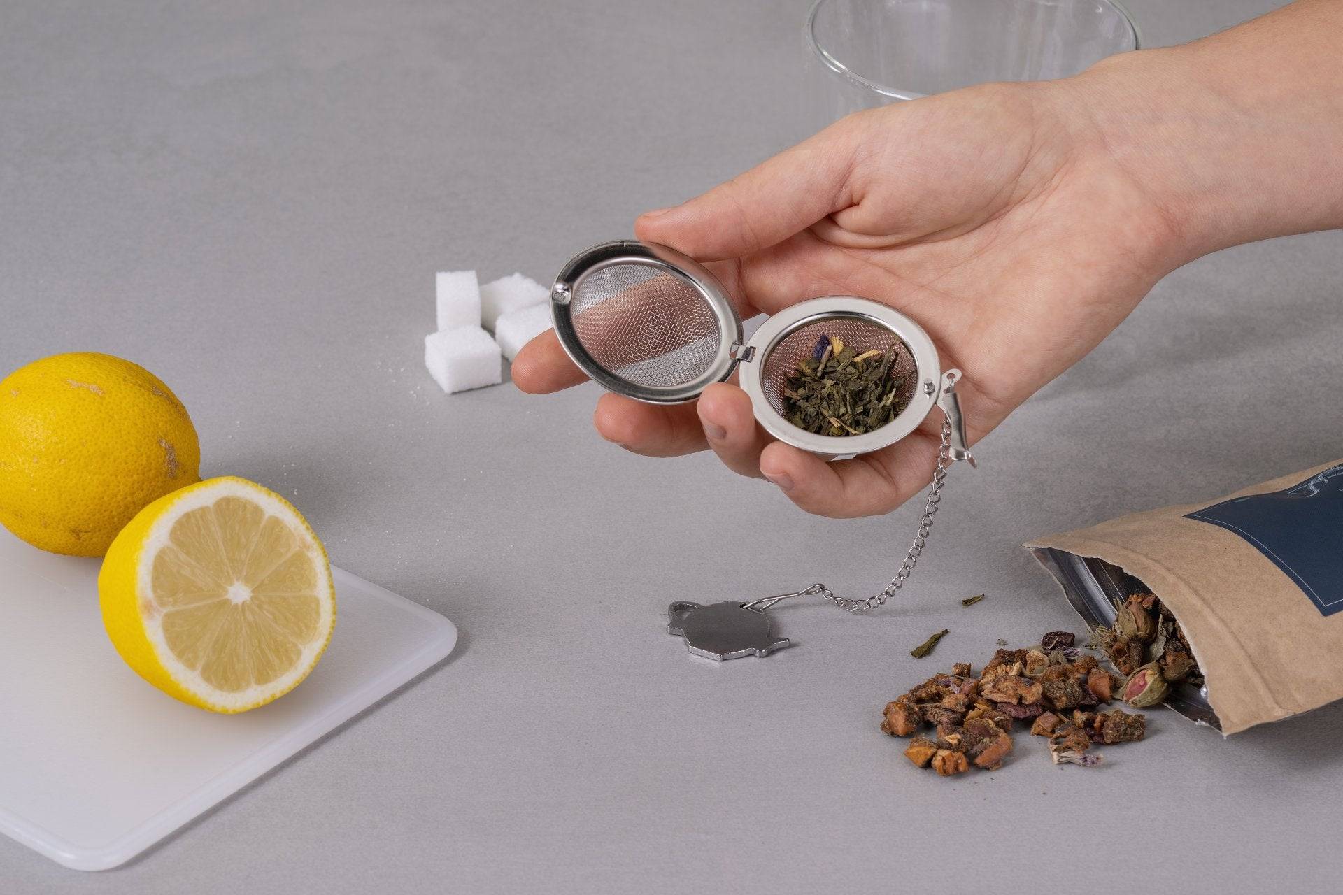 Boule a thé avec chaine en inox Fackelmann Essential - Image 2