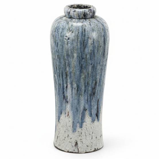 La Grande Prairie - Vase en terre cuite émaillée 21x21x57cm - Image 2