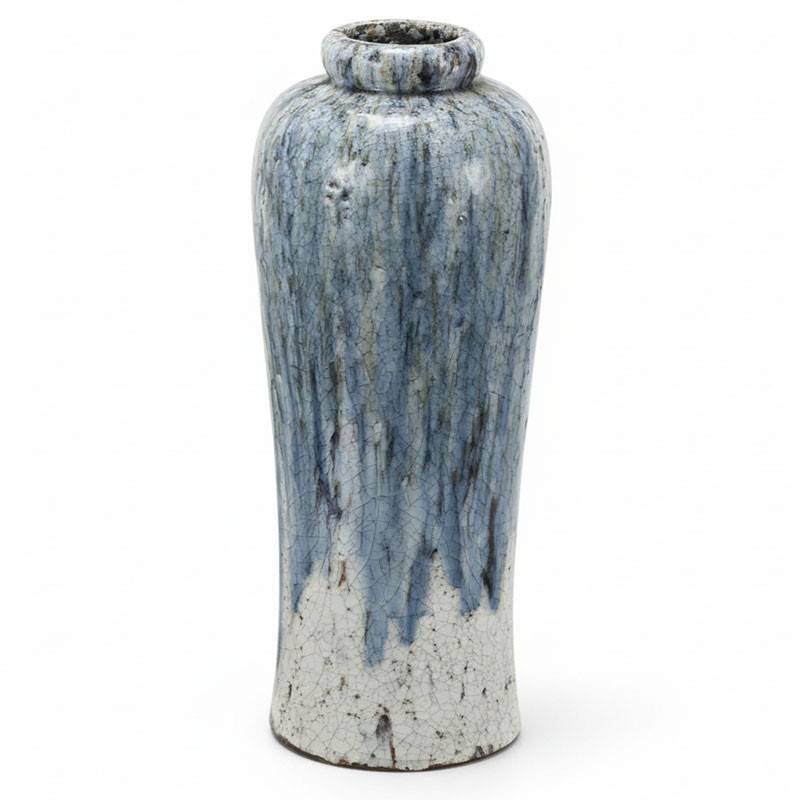 La Grande Prairie - Vase en terre cuite émaillée 21x21x57cm - Image 2