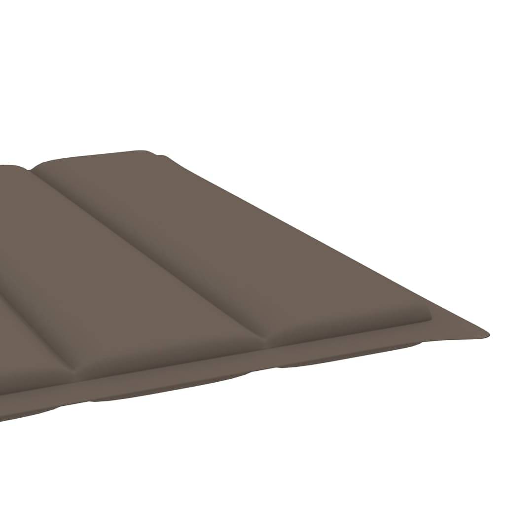 Helloshop26 - Transat chaise longue bain de soleil lit de jardin terrasse meuble d'extérieur avec coussin bois d'acacia et acier galvanisé - Imagen 8