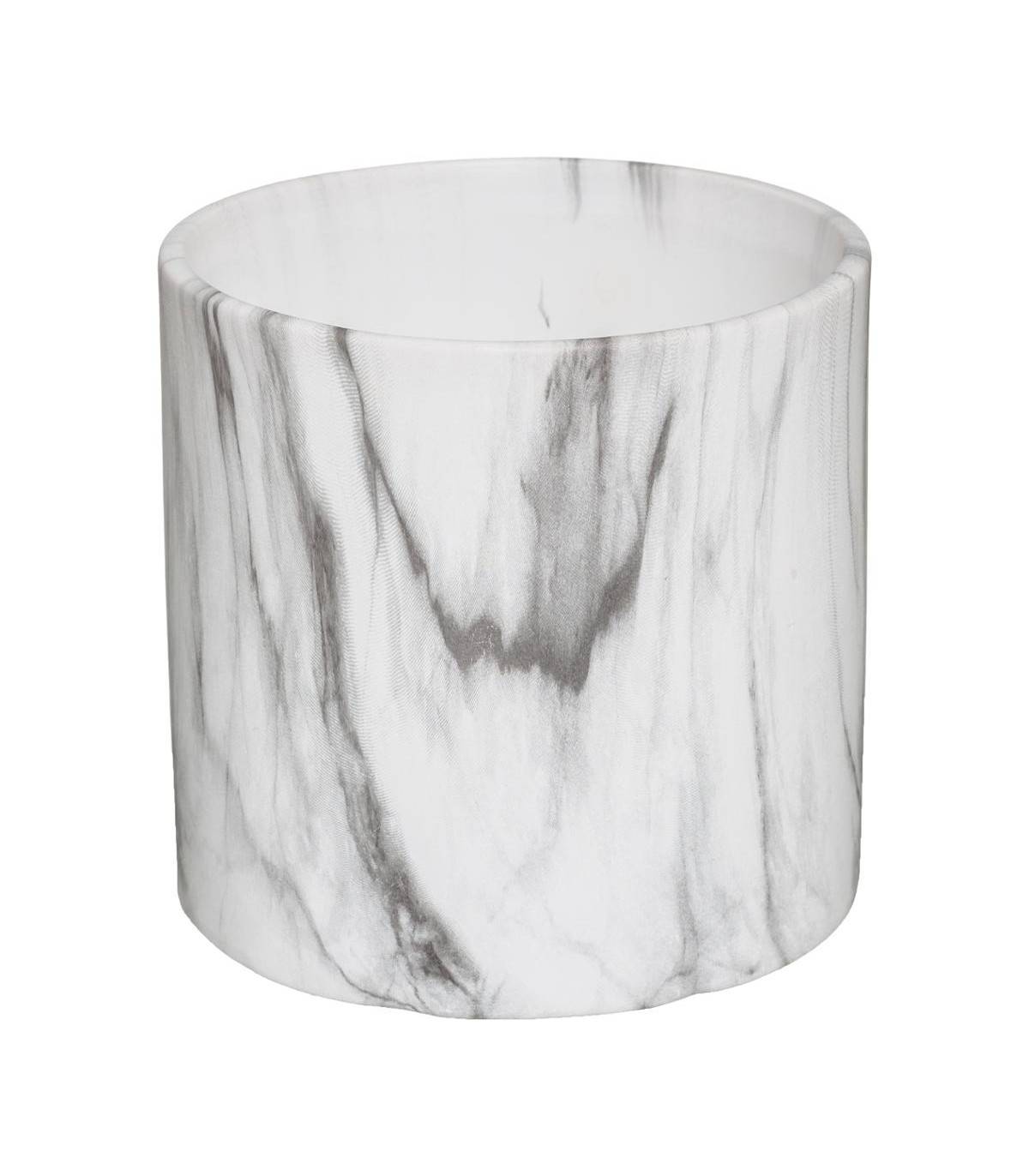 Atmosphera - Lot de 2 Pots de fleurs en Céramique effet Marbre Noir & Blanc - Imagen 3