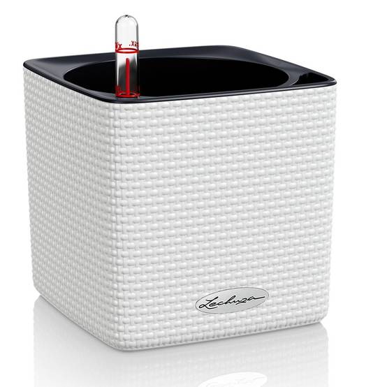 Lechuza - CUBE Color 14 - Kit Complet, blanc 14 cm Lechuza - Imagen 1