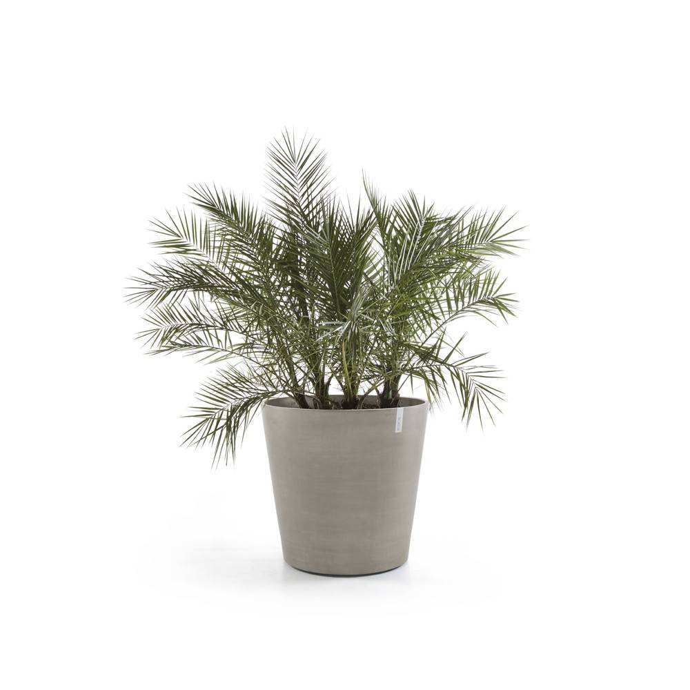 Ecopots - Grand pot sur roues Amsterdam 100 Taupe - Ø 100 x H. 88,7 cm - 466 L ECOPOTS - Imagen 1