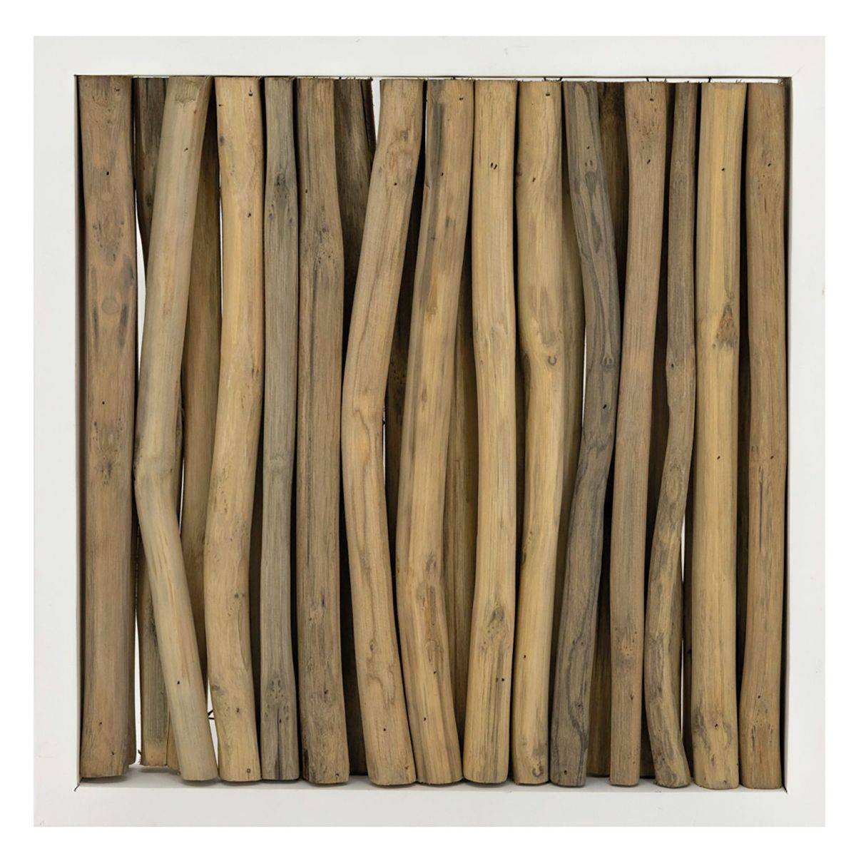 Aubry Gaspard - Décor mural branches de teck - Imagen 1