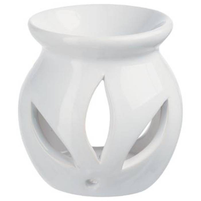 Brûle-Parfum & 12 Flacons d'Huiles 10ml Blanc - Image 5