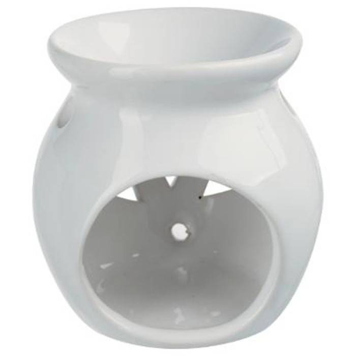 Brûle-Parfum & 12 Flacons d'Huiles 10ml Blanc - Image 4