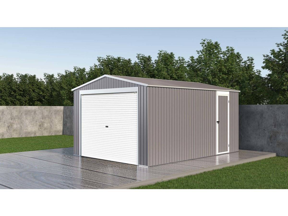Garage Métal "nevada" Avec Porte Roulante - 15,61m² -habitat Et Jardin - Imagen 2