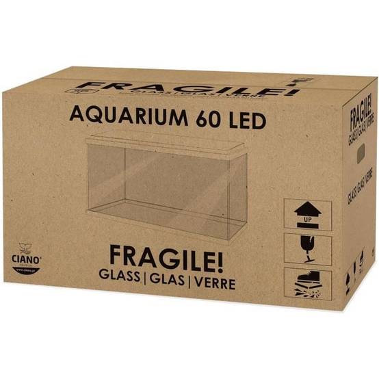 Ciano - Kit aquarium blanc 58 L CIANO Emotions Pro 60, filtre interne CF80, éclairage LED CLA60, chauffage 50 W - Image 5