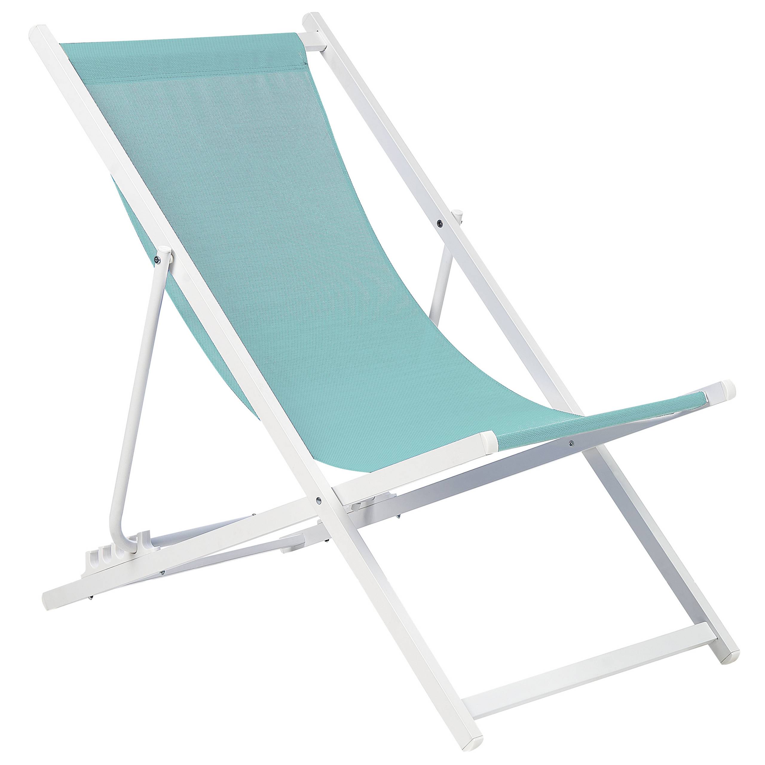 Beliani - Chaise longue Aluminium Turquoise LOCRI II - Beliani - Imagen 2