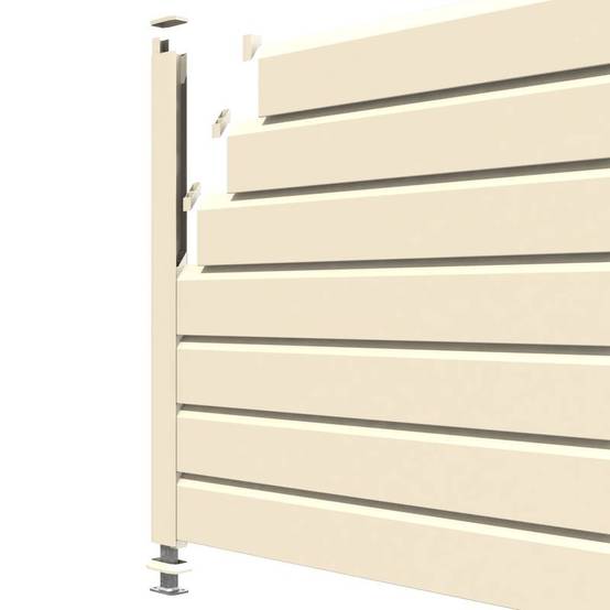 Closea - Kit cloture - Lame 16cm - PVC Beige - LG: 6m x H: 1m44 Closea - Imagen 3