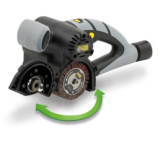 Rénovateur compact 420W brosse à lamelles abrasives Ø80mm FARTOOLS - Image 7